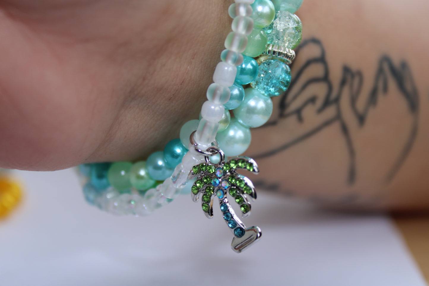 Palm Tree Bracelet Set