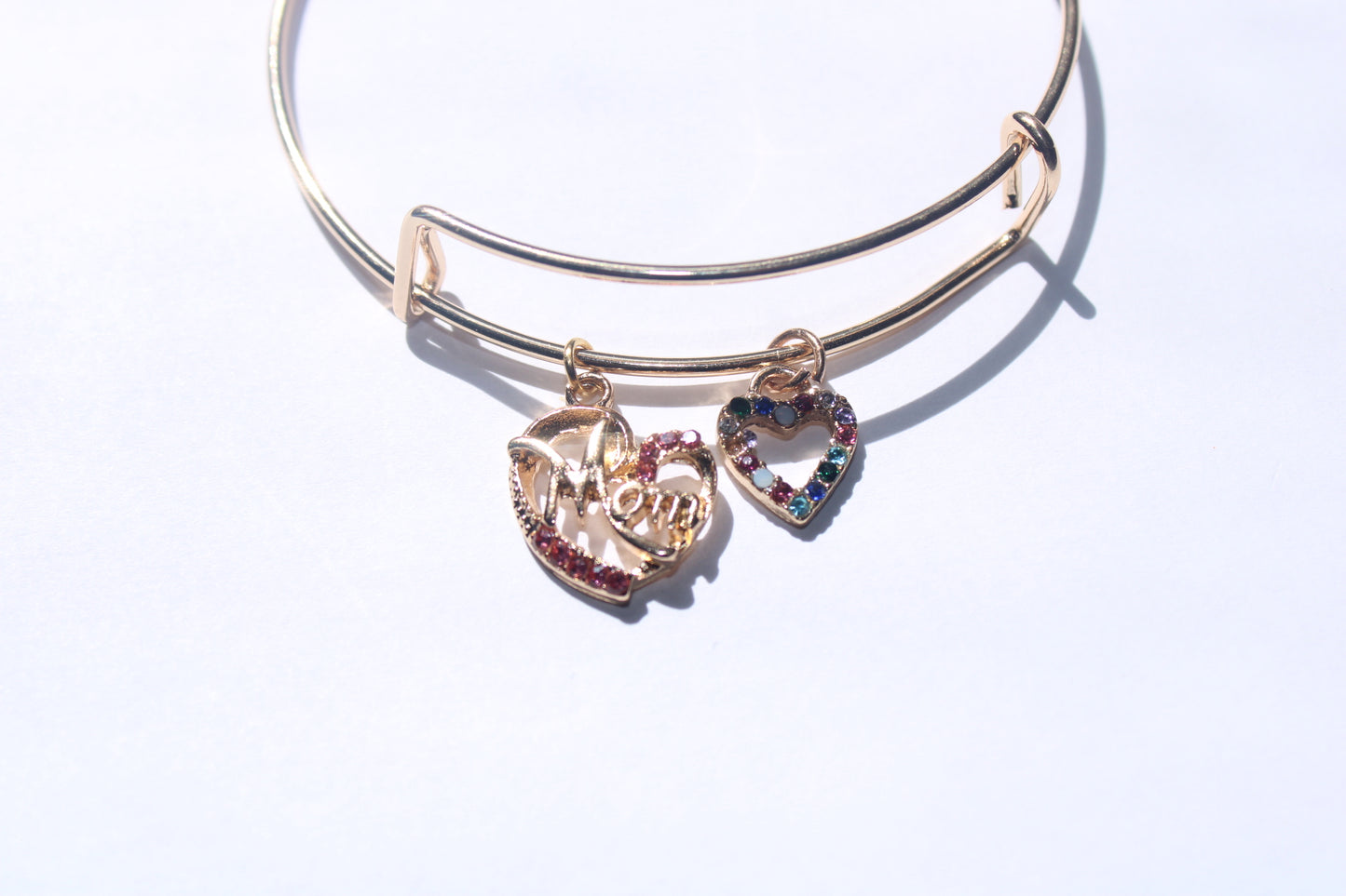 Pink Mom Heart Bracelet