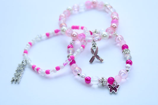 Hope Breast Cancer Bracelet Set