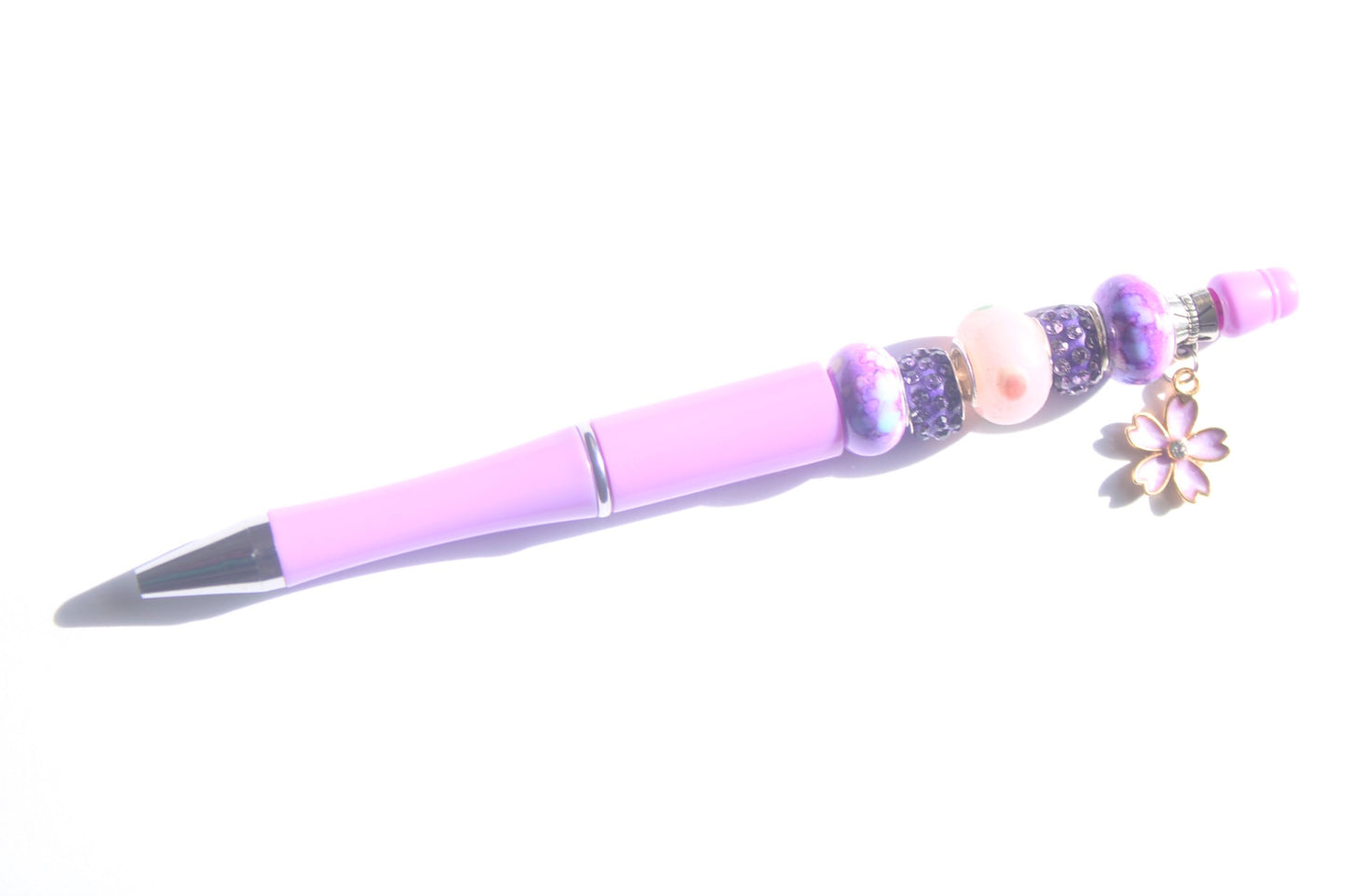 Peaceful Flower Beaded Pen