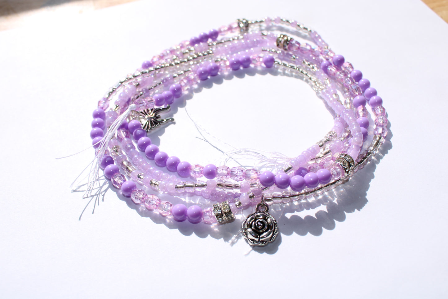 Sweet Lavender Waist Bead