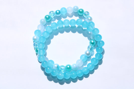 Bright Blues Little Kid Bracelet Set