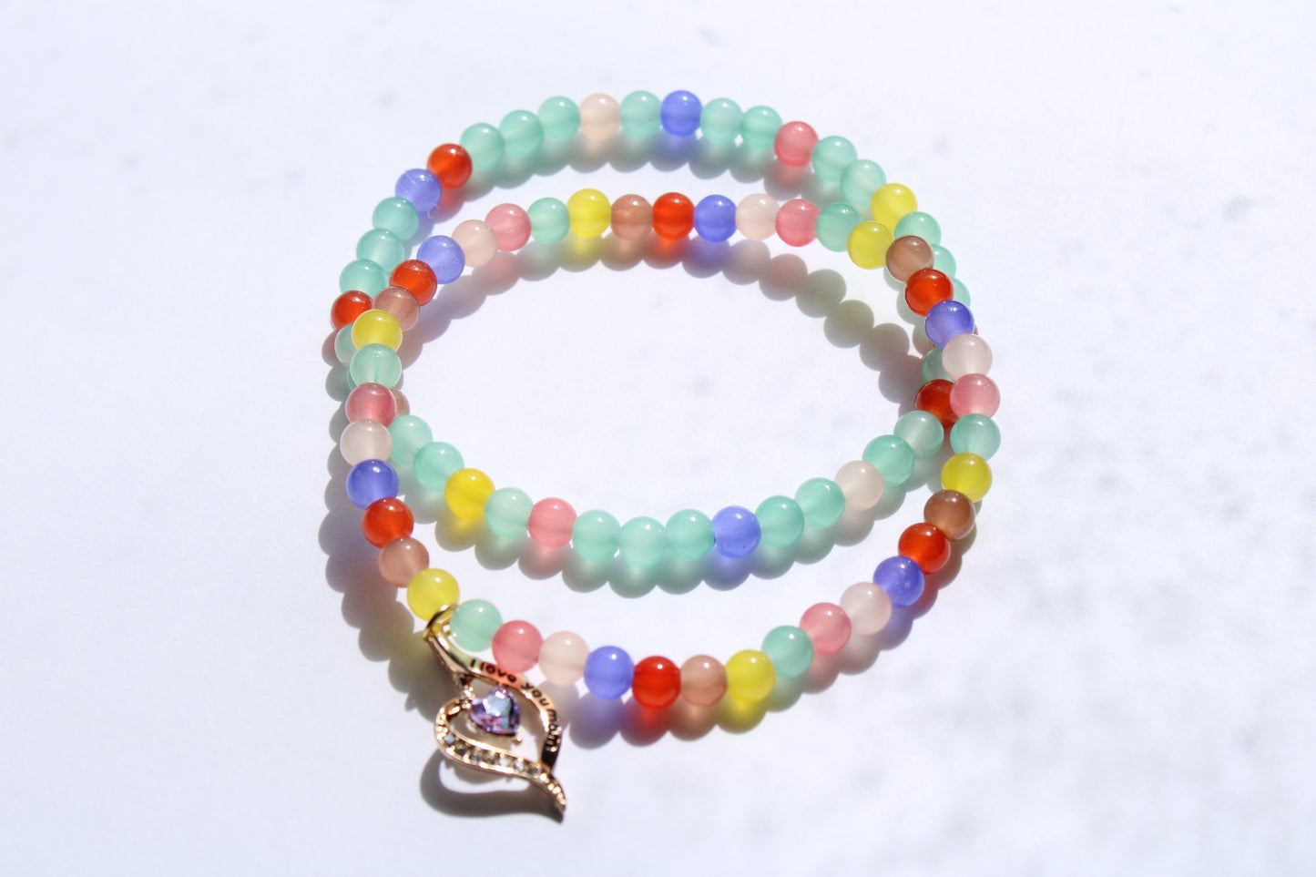 Flow Of Colors With I Love You Mom Charm